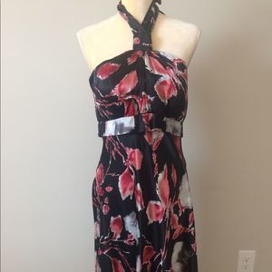 Donna Ricco halter neck floral dress. NWT.